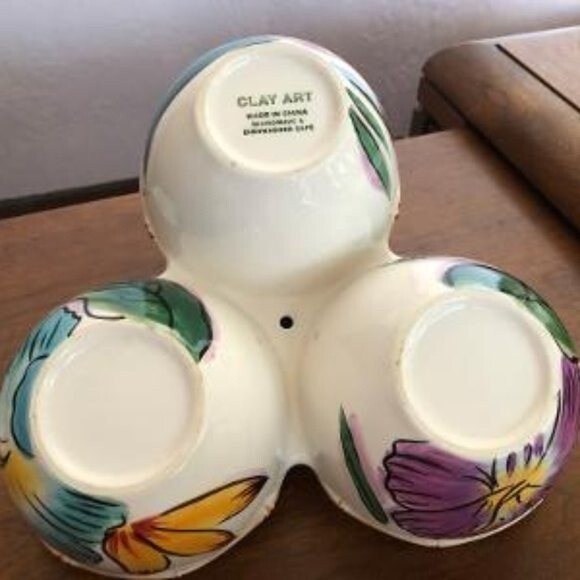 Clay Art Sunflower Condiment Bowl - Picture 5 of 5